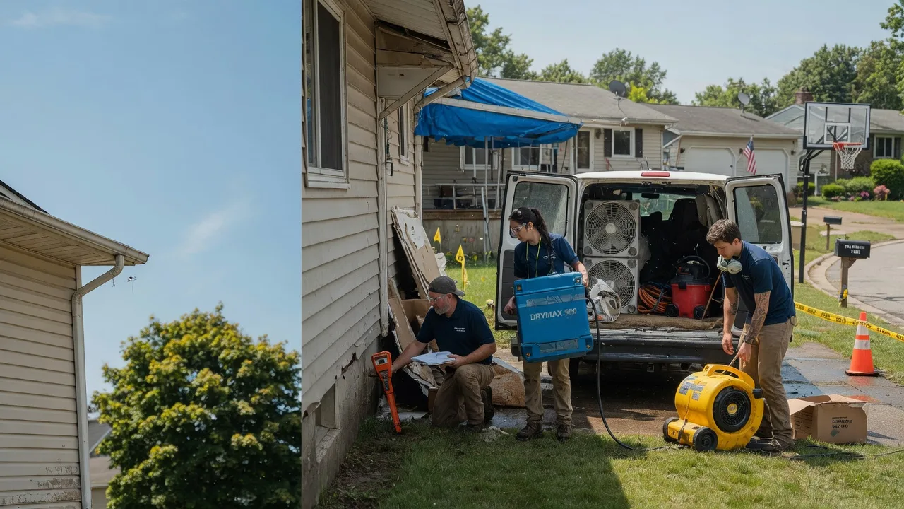 Ceiling Leak Cleanup in Toddville, MD near me